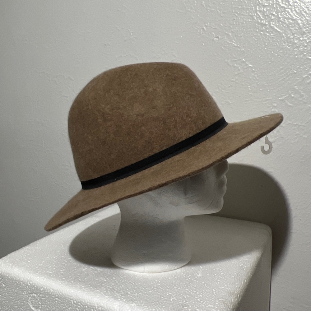 MOSSIMO Hat 100% Wool Medium Brim One Size Lightweight Unisex Brown - Picture 2 of 12
